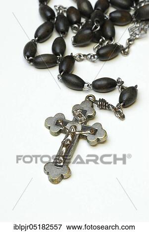 Rosary, crucifix, cross, Jesus cross, rosary chain View Large Photo Image Stock Photo - Rosary, crucifix, cross, Jesus cross, rosary chain. Fotosearch