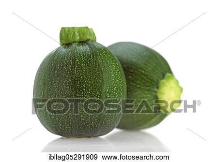 Round zucchini or courgettes (cucurbita pepo) against a white background View Large Photo Image Stock Photo - Round zucchini or courgettes (cucurbita pepo) against a white background. Fotosearch