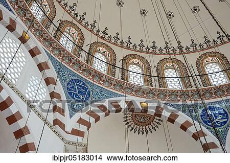 Rustem Pasha Mosque, ceiling vault, Istanbul, Turkey, Asia View Large Photo Image Picture - Rustem Pasha Mosque, ceiling vault, Istanbul, Turkey, Asia. Fotosearch