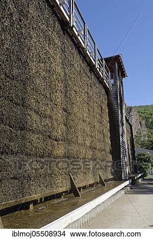 Picture - Salines at the kurhaus, Bad Muenster am Stein, Bad Kreuznach, Rhineland-Palatinate, Germany, Europe. Fotosearch