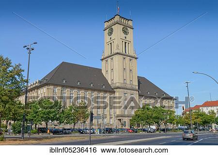 Schöneberg City Hall, John-F. -Kennedy-Platz, Schöneberg, Berlin, Germany, Europe View Large Photo Image Stock Photograph - Schöneberg City Hall, John-F. -Kennedy-Platz, Schöneberg, Berlin, Germany, Europe. Fotosearch