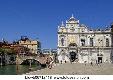 Scuola Grande di San Marco, Campo Santi Giovanni e Paolo, Castello, Venice, Veneto, Italy, Europe View Large Photo Image Stock Photo - Scuola Grande di San Marco, Campo Santi Giovanni e Paolo, Castello, Venice, Veneto, Italy, Europe. Fotosearch