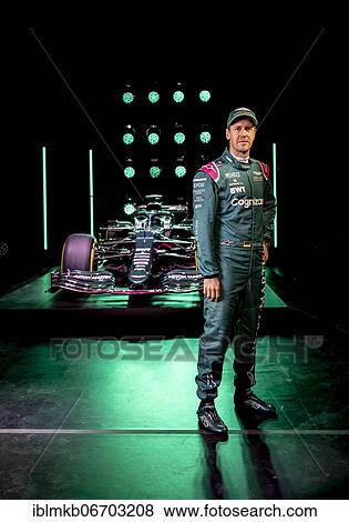 Sebastian Vettel, Aston Martin, in front of the AMR21 during virtual launch on March 3rd 2021 View Large Photo Image Stock Photo - Sebastian Vettel, Aston Martin, in front of the AMR21 during virtual launch on March 3rd 2021. Fotosearch