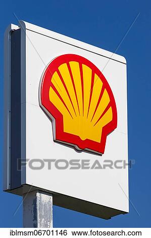 Shell logo symbol sign gas station petrol in Germany View Large Photo Image Stock Photograph - Shell logo symbol sign gas station petrol in Germany. Fotosearch