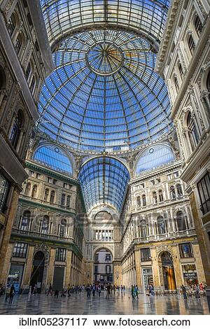 Shopping Centre, Galleria Umberto I, Via San Carlo, Naples, Italy, Europe View Large Photo Image Stock Photo - Shopping Centre, Galleria Umberto I, Via San Carlo, Naples, Italy, Europe. Fotosearch