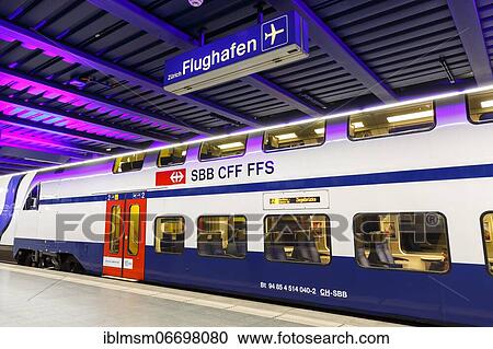 Siemens Desiro Double Deck double-decker train S-Bahn Zurich in the station Airport (ZRH) in the, Zurich, Switzerland, Europe View Large Photo Image Stock Image - Siemens Desiro Double Deck double-decker train S-Bahn Zurich in the station Airport (ZRH) in the, Zurich, Switzerland, Europe. Fotosearch