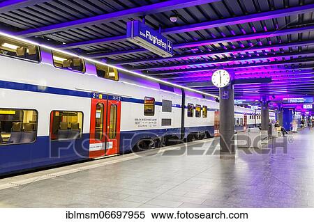 Siemens Desiro Double Deck double-decker train S-Bahn Zurich in the station Airport (ZRH) in the, Zurich, Switzerland, Europe View Large Photo Image Stock Photography - Siemens Desiro Double Deck double-decker train S-Bahn Zurich in the station Airport (ZRH) in the, Zurich, Switzerland, Europe. Fotosearch