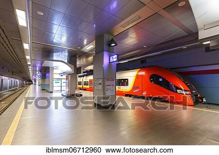 SKM regional train in Warsaw Airport station, Poland, Europe View Large Photo Image Stock Image - SKM regional train in Warsaw Airport station, Poland, Europe. Fotosearch