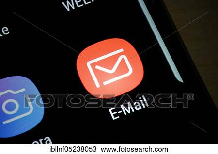 Smartphone, Display, App, Email View Large Photo Image Stock Image - Smartphone, Display, App, Email. Fotosearch