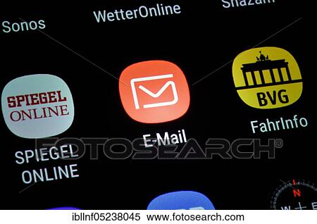 Smartphone, Display, App, Email View Large Photo Image Stock Photography - Smartphone, Display, App, Email. Fotosearch