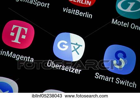 Smartphone, display, app, google translator, google translator View Large Photo Image Stock Image - Smartphone, display, app, google translator, google translator. Fotosearch