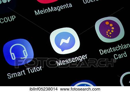 Smartphone, Display, App, Messenger View Large Photo Image Picture - Smartphone, Display, App, Messenger. Fotosearch