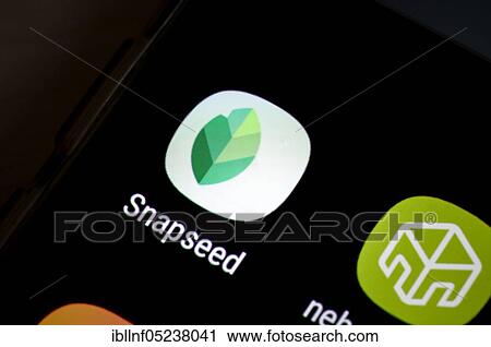 Smartphone, Display, App, Snapseed View Large Photo Image Stock Image - Smartphone, Display, App, Snapseed. Fotosearch