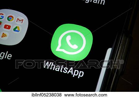 Smartphone, Display, App, WhatsApp View Large Photo Image Stock Photo - Smartphone, Display, App, WhatsApp. Fotosearch