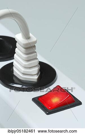 Socket strip with plug, switch View Large Photo Image Stock Image - Socket strip with plug, switch. Fotosearch