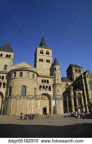 Stock Image - St. Peter's Cathedral and Church of Our Lady, Trier, Rhineland-Palatinate. Fotosearch