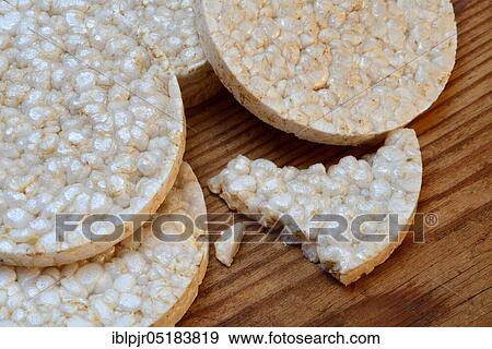Stock Photo - Stacked rice cakes, rice cake. Fotosearch