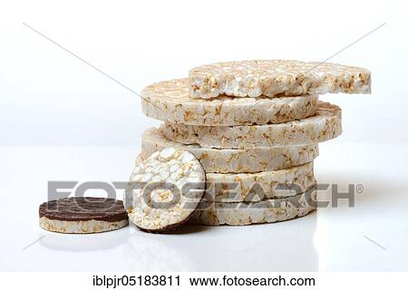 Stacked rice wafers, chocolate coated rice wafers, rice cake View Large Photo Image Stock Image - Stacked rice wafers, chocolate coated rice wafers, rice cake. Fotosearch