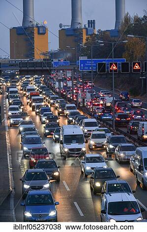 Stock Photo - Stadtautobahn A 100, Wilmersdorf, Berlin, Germany, Europe. Fotosearch