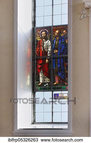 Stained glass windows, corridor after Emaus, Reformed Church Gossau ZH, Canton of Zurich, Switzerland, Europe View Large Photo Image Stock Image - Stained glass windows, corridor after Emaus, Reformed Church Gossau ZH, Canton of Zurich, Switzerland, Europe. Fotosearch