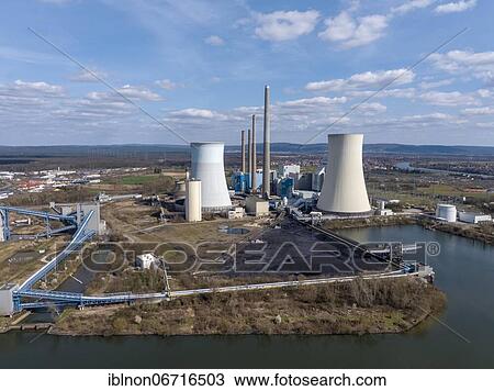 Staudinger steam power plant on the Main, Großkrotzenburg, Hesse, Germany, Europe View Large Photo Image Stock Image - Staudinger steam power plant on the Main, Großkrotzenburg, Hesse, Germany, Europe. Fotosearch