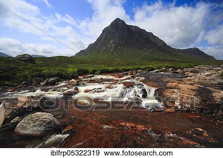 Stock Photo - Stob Dearg Buachaille Etive Mor, Glencoe, Scotland, United Kingdom, Great Britain, Europe. Fotosearch