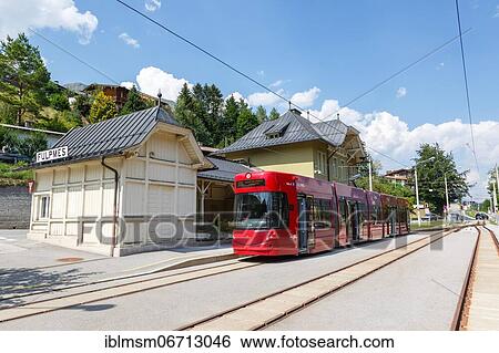 Stubaitalbahn Innsbruck tram Bombardier tram local traffic at the stop Fulpmes, Austria, Europe View Large Photo Image Stock Photograph - Stubaitalbahn Innsbruck tram Bombardier tram local traffic at the stop Fulpmes, Austria, Europe. Fotosearch