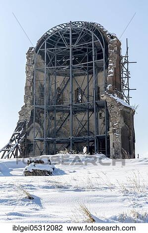 Surp Amenapinkich Church in Ani is a ruined medieval Armenian town, now in the Turkish province of Kars and on the closed border with Armenia View Large Photo Image Stock Image - Surp Amenapinkich Church in Ani is a ruined medieval Armenian town, now in the Turkish province of Kars and on the closed border with Armenia. Fotosearch