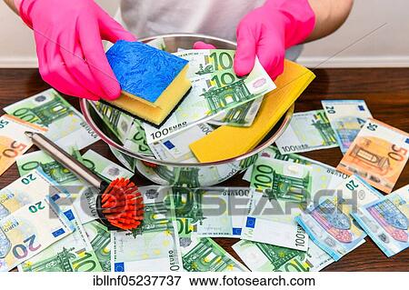 Symbol photo money laundering View Large Photo Image Stock Photo - Symbol photo money laundering. Fotosearch