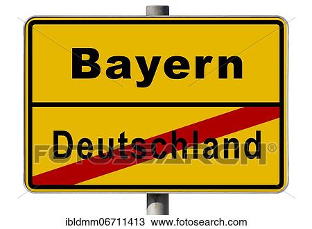 Symbolic image Corona crisis, place-name sign end of Germany, beginning of Bavaria, solo efforts of Bavaria instead of all-German policy, Germany, Europe View Large Photo Image Stock Image - Symbolic image Corona crisis, place-name sign end of Germany, beginning of Bavaria, solo efforts of Bavaria instead of all-German policy, Germany, Europe. Fotosearch