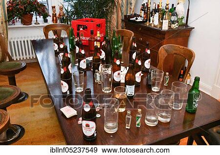 Table after party View Large Photo Image Stock Photo - Table after party. Fotosearch