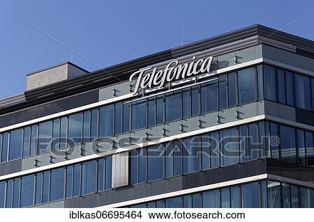 Picture - Telefonica Deutschlanbd Headquarters, Telecommunications Company, Düsseldorf, North Rhine-Westphalia, Germany, Europe. Fotosearch