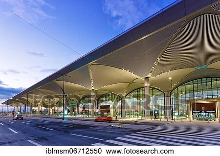 Terminal of the new airport in Istanbul, Turkey, Asia View Large Photo Image Stock Image - Terminal of the new airport in Istanbul, Turkey, Asia. Fotosearch