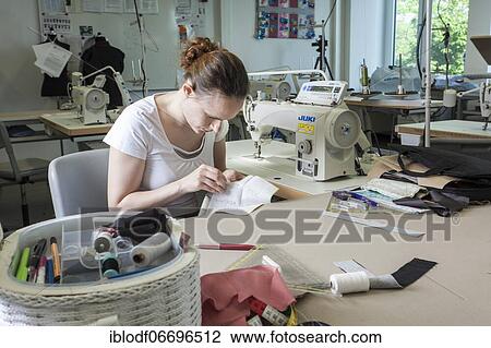 Textile class, training as a tailor, Elly-Heuss-Knapp-Schule, Berufskolleg der Stadt Düsseldorf, North Rhine-Westphalia, Germany, Europe View Large Photo Image Stock Image - Textile class, training as a tailor, Elly-Heuss-Knapp-Schule, Berufskolleg der Stadt Düsseldorf, North Rhine-Westphalia, Germany, Europe. Fotosearch