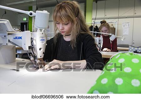 Textile class, training as a tailor, Elly-Heuss-Knapp-Schule, Berufskolleg der Stadt Düsseldorf, North Rhine-Westphalia, Germany, Europe View Large Photo Image Stock Photograph - Textile class, training as a tailor, Elly-Heuss-Knapp-Schule, Berufskolleg der Stadt Düsseldorf, North Rhine-Westphalia, Germany, Europe. Fotosearch
