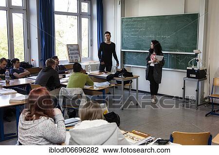 Theoretical lessons of the baker class in the dual system at the Elly-Heuss-Knapp-Schule, a vocational college of the city of Düsseldorf, North Rhine-Westphalia, Germany, Europe View Large Photo Image Stock Image - Theoretical lessons of the baker class in the dual system at the Elly-Heuss-Knapp-Schule, a vocational college of the city of Düsseldorf, North Rhine-Westphalia, Germany, Europe. Fotosearch