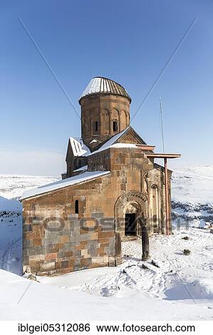 Tigran Honent's church in Ani is a ruined medieval Armenian town, now in the Turkish province of Kars and next to the closed border with Armenia View Large Photo Image Stock Photograph - Tigran Honent's church in Ani is a ruined medieval Armenian town, now in the Turkish province of Kars and next to the closed border with Armenia. Fotosearch