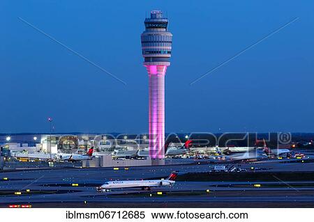 Tower of Hartsfield-Jackson Airport Atlanta, USA, North America View Large Photo Image Stock Photography - Tower of Hartsfield-Jackson Airport Atlanta, USA, North America. Fotosearch