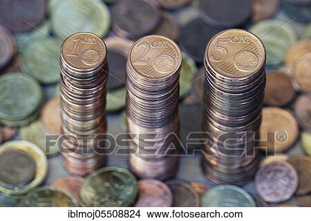 Picture - Towerlet made with cent coins. Fotosearch