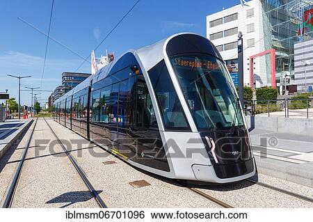 Tram Luxtram tramway tramway local transport stop Alphonse Weicker, Luxembourg, Europe View Large Photo Image Stock Photograph - Tram Luxtram tramway tramway local transport stop Alphonse Weicker, Luxembourg, Europe. Fotosearch