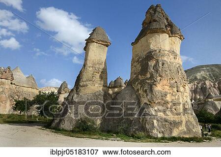 Tufa cone, Anatolia, Fairy Chimneys, Zelve, Göreme, Monks Valley, Monks Valley, near Pasabag, Cappadocia, Turkey, Asia View Large Photo Image Stock Photo - Tufa cone, Anatolia, Fairy Chimneys, Zelve, Göreme, Monks Valley, Monks Valley, near Pasabag, Cappadocia, Turkey, Asia. Fotosearch