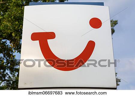 Stock Image - TUI Deutschland GmbH Logo Sign Symbol Headquarters Hanover, Hanover, Germany, Europe. Fotosearch