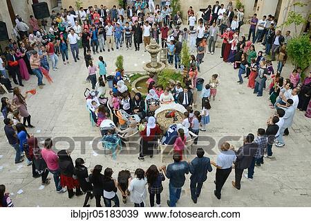Stock Photo - Turkish wedding, Anatolia, Midyat, Turkey, Asia. Fotosearch