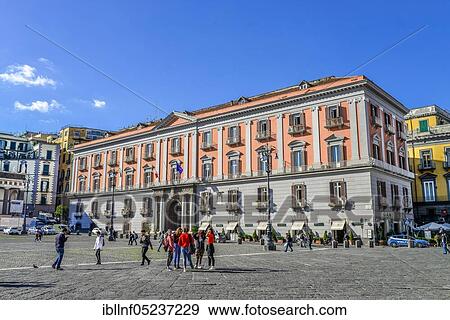 Ufficio Territoriale del Governo di Napoli, Piazza del Plebescito, Naples, Italy, Europe View Large Photo Image Stock Photo - Ufficio Territoriale del Governo di Napoli, Piazza del Plebescito, Naples, Italy, Europe. Fotosearch