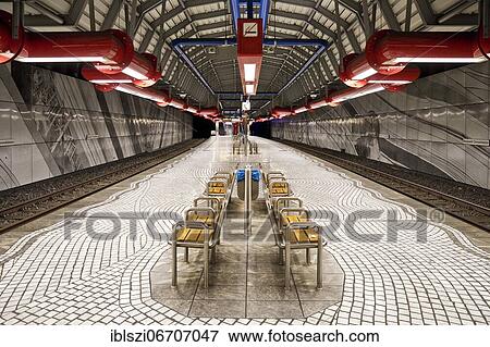 Underground station Bergwerk Consolidation, Gelsenkirchen, Ruhr area, North Rhine-Westphalia, Germany, Europe View Large Photo Image Stock Photo - Underground station Bergwerk Consolidation, Gelsenkirchen, Ruhr area, North Rhine-Westphalia, Germany, Europe. Fotosearch