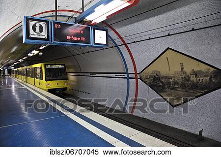 Underground station Bäuminghausstrasse, Essen, Ruhr area, North Rhine-Westphalia, Germany, Europe View Large Photo Image Stock Photography - Underground station Bäuminghausstrasse, Essen, Ruhr area, North Rhine-Westphalia, Germany, Europe. Fotosearch