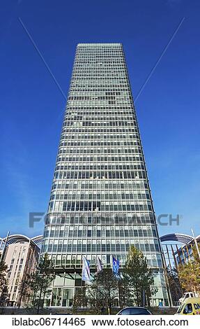 Uptown Munic skyscraper, also known as square peg, Munich, Upper Bavaria, Bavaria, Germany, Europe View Large Photo Image Stock Photography - Uptown Munic skyscraper, also known as square peg, Munich, Upper Bavaria, Bavaria, Germany, Europe. Fotosearch