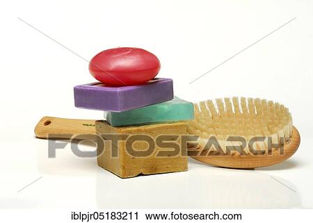 Various soaps with bath brush View Large Photo Image Stock Image - Various soaps with bath brush. Fotosearch