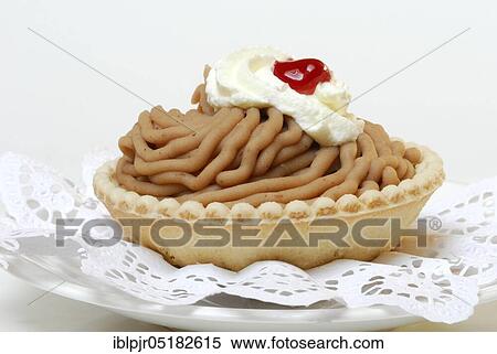 Vermicelles tartlets on plate, chestnut puree, chestnut puree, sweet chestnut puree, puree, chestnut puree View Large Photo Image Stock Photography - Vermicelles tartlets on plate, chestnut puree, chestnut puree, sweet chestnut puree, puree, chestnut puree. Fotosearch