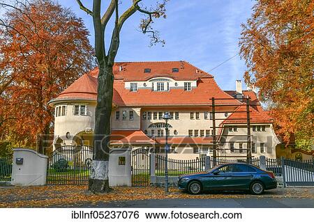 Stock Photograph - Villa Erxleben, Douglasstrasse, Grunewald, Berlin, Germany, Europe. Fotosearch